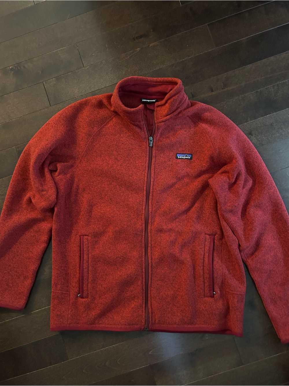 Patagonia Better Sweater Men’s Red Full Zip Fleece Jacket
